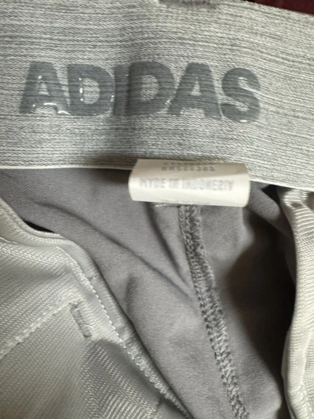 Adidas Golf Gray Performance Stretch Pants Mens 34x34